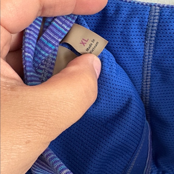 Athleta Women's Blue Strappy Sports Bra Workout Bra Size XL - Picture 6 of 12